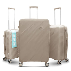 SUMO HAUL-IT EXPANDABLE LUXE PP LUGGAGE 3PC SET (20/24/28")