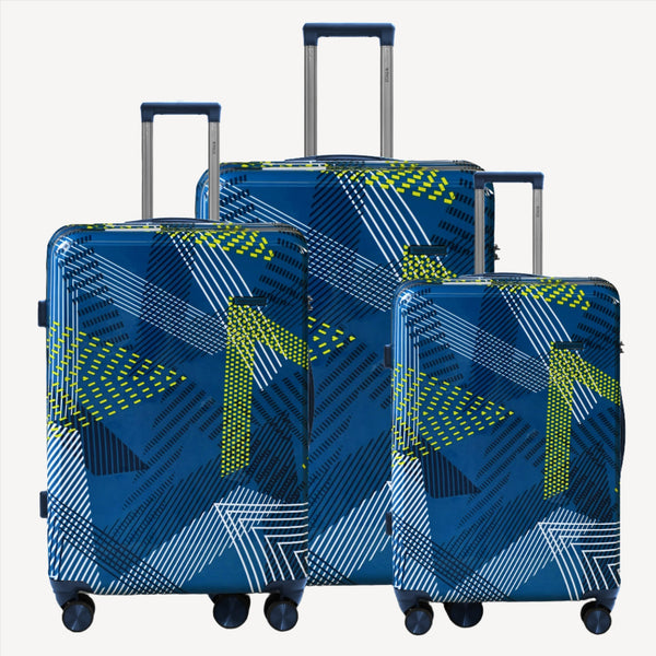 WINGS SPECTRUM 3PC PP LUGGAGE SET (20/24/28")