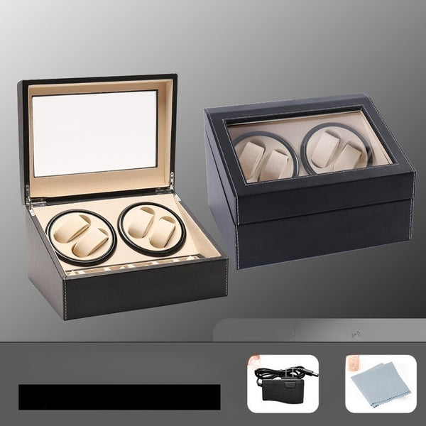 Auto Self-Winding Watch Box for 4 Watches