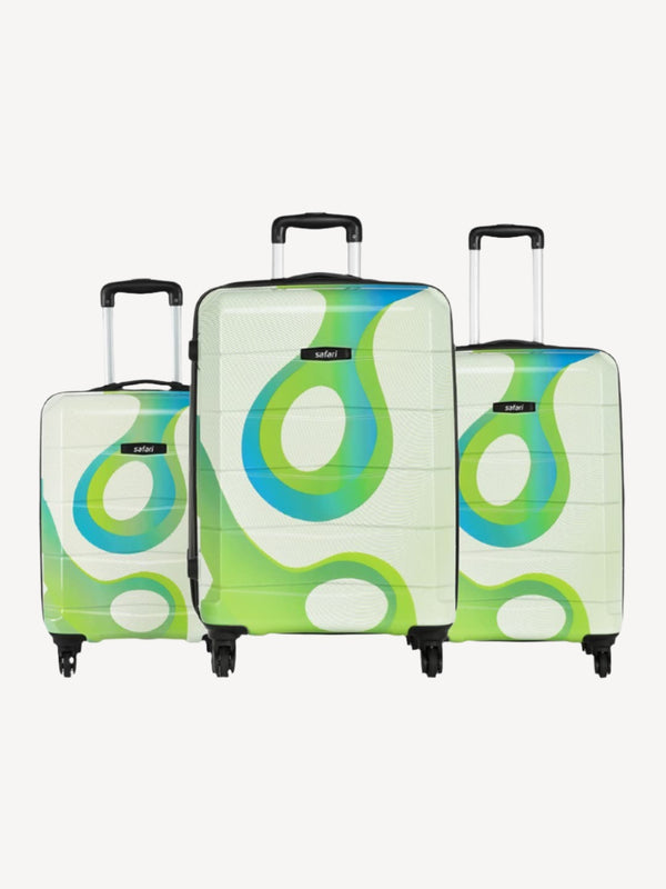 Safari Tiffany Check-In Printed Suitcase Set Of 3