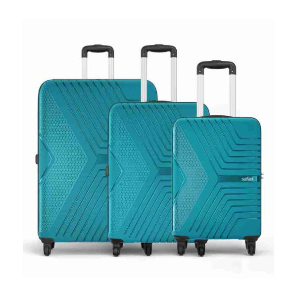 Safari Zeno 4 Wheeled 3PC Luggage Set (22/26/30")