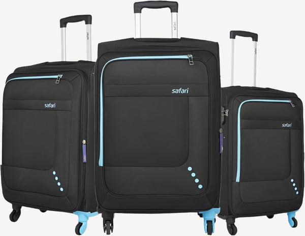 Safari Star Soft Body 360 Expandable 3PC Luggage Set (55/65/75cm)