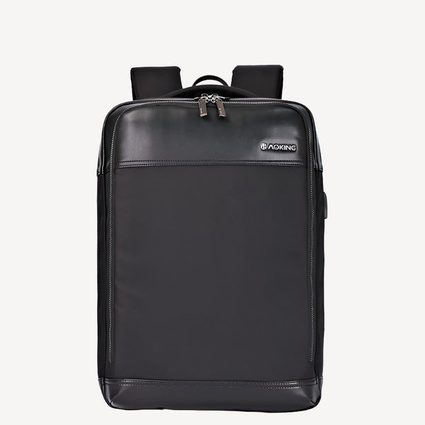 Aoking Sn86610-5 Leather Business Laptop Backpack