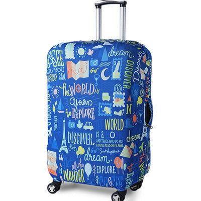 Elastic Fabric Luggage Protective Cover Suitable20-28 Inch Trolley