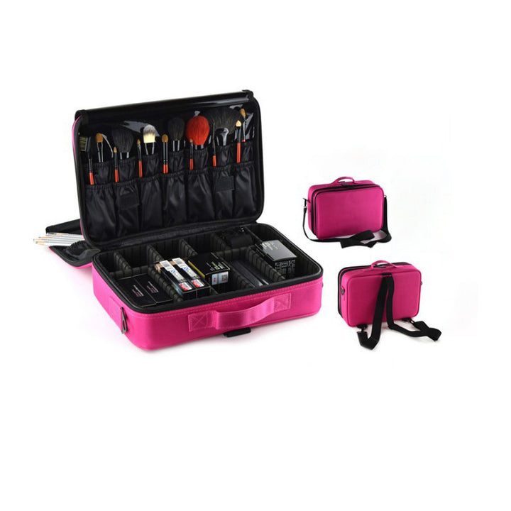 MULTI-PURPOSE PREMIUM MAKE-UP BRUSHES CASE & COSMETIC TRAVEL BAG (MEDIUM)